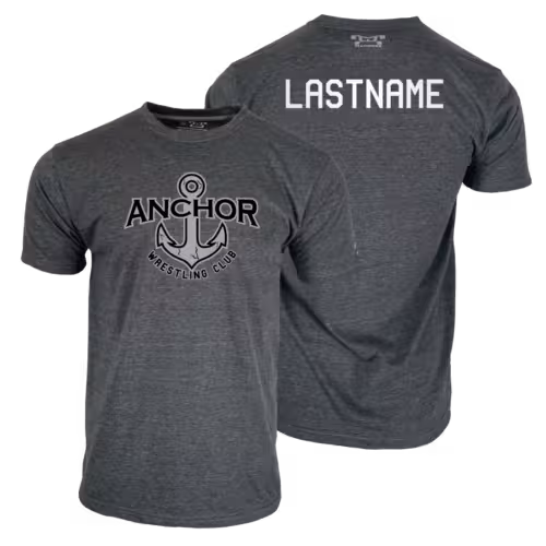 Anchor Wrestling Club Custom Heat Press Short Sleeve T-Shirt