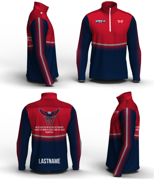 Wakulla Wrestling Men's Mid-Weight Custom Quarter Zip