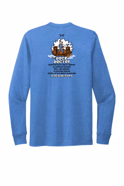 The Dock Doctor Heat Press Long Sleeve T-Shirt - Image 2