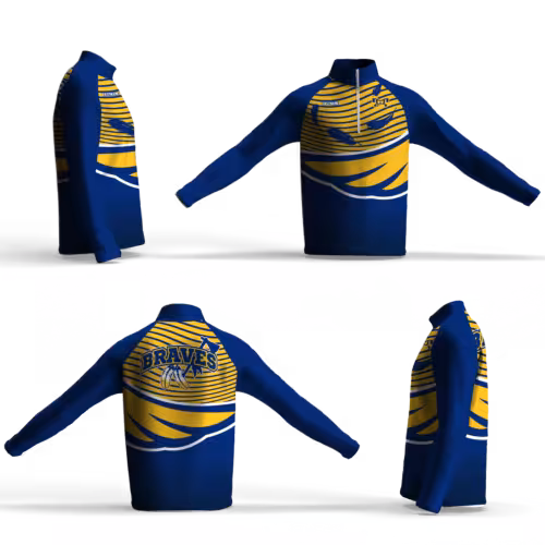 Braves Wrestling Club Intrepid Quarter Zip